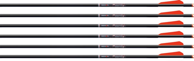 Picture of Beman Xbow Ics Crossbow Hunter 22" 3" Vanes W/Half Moon 6Pk