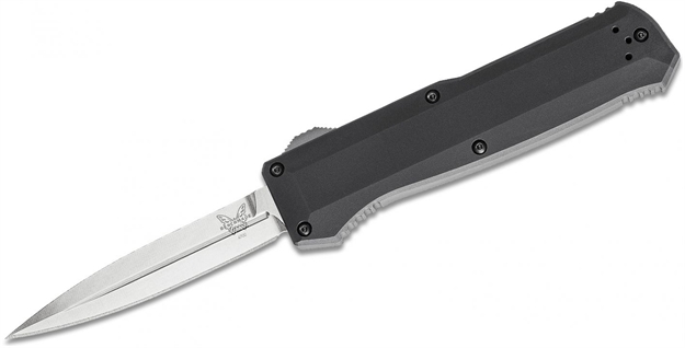 Picture of  Benchmade Precipice Auto Otf Knife 3.45" Satin S30v Spear Point Blade, Aluminum Handles - 4700
