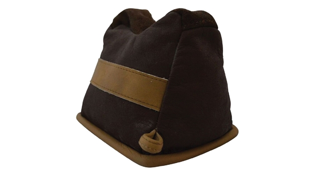 Picture of  Benchmaster Bmalbbmf Bench Bag  Rifle Medium Prefilled Leather Front Bag 4.10 OZ 751710504813