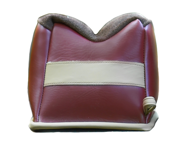 Picture of  Benchmaster Bmalbbmf Bench Bag  Rifle Medium Prefilled Leather Front Bag 4.10 OZ