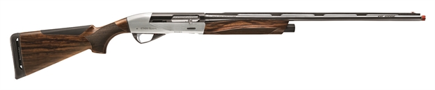 Picture of  Benelli Ethos Sport 28ga 3" 28" AA-Grade Satin Walnut Brushed Nickel-Plated Receiver 2+1 Semi-Auto Shotgun 10485