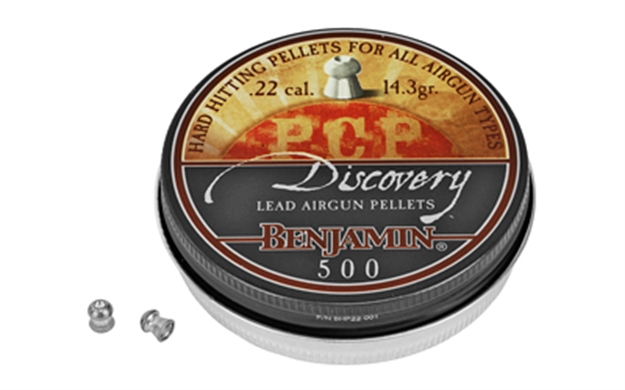 Picture of Benjamin Airguns Hollow Point 14.3Gr Pellets, .22 Cal, 500 CT BHP22