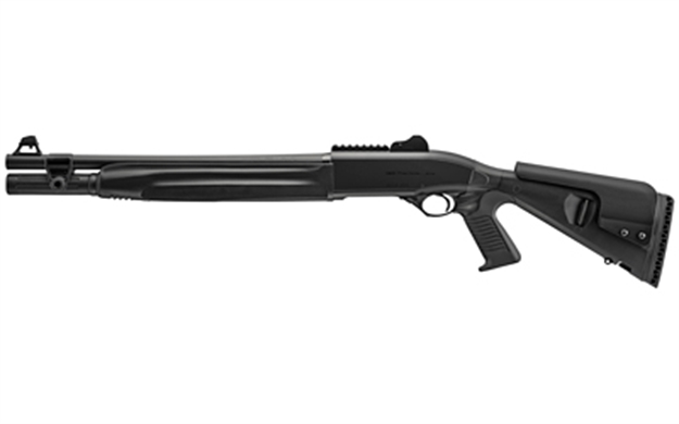 Picture of  Beretta Usa J131tp18c 1301 Tactical 12 Gauge Semi-Auto 3" 6+1, 2.75" 7+1, 18.50" Back-Bored Barrel, Black Anodized Aluminum W/Picatinny Rail Receiver Black Adj Comb W/Pistol Grip Stock 082442943138