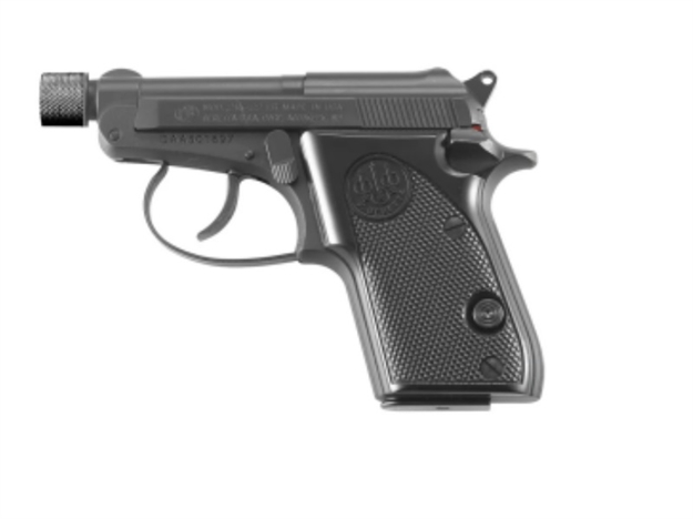 Picture of  Beretta Usa J212127 21A Bobcat Micro-Compact 22 LR 7+1 2.40" Black Steel Threaded Barrel, Black Burniton Serrated Slide, Black Aluminum Frame W/Beavertail, Black Polymer Grips Right Hand 082442959764