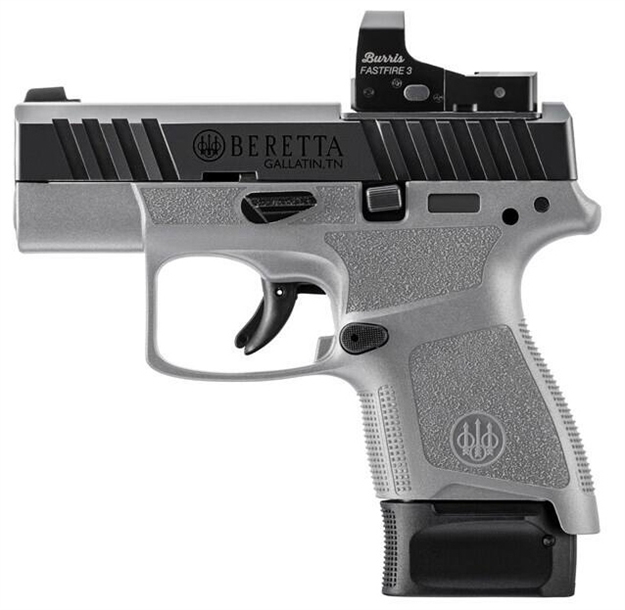 Picture of  Beretta Usa Jaxn9268a1co Apx A1 Carry Micro-Compact Frame 9Mm Luger 8+1, 3" Blued Steel Barrel, Black Optic Cut/Serrated Steel Slide, Wolf Gray Polymer Frame & Grip