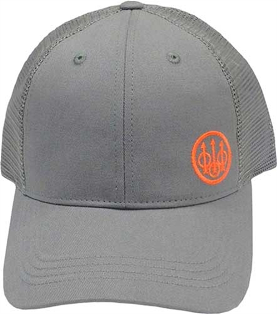 Picture of Beretta Cap Trucker W/Offset Logo Cotton Mesh Back Grey