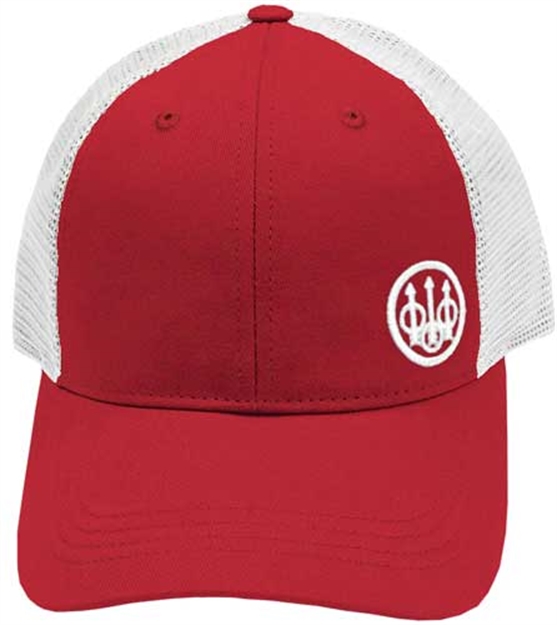 Picture of Beretta Cap Trucker W/Offset Logo Cotton Mesh Back Red