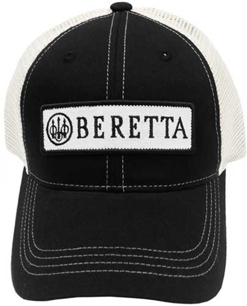 Picture of Beretta Cap Trucker W/Patch Cotton Mesh Back Black