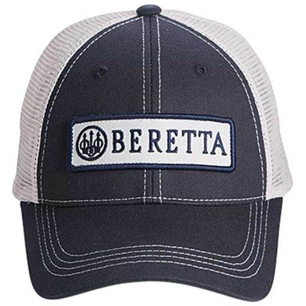 Picture of Beretta Cap Trucker W/Patch Cotton Mesh Back Navy Blue Bc062016600543