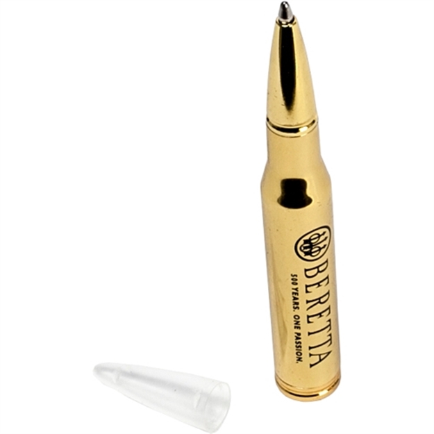 Picture of Beretta Cartridge Ink Pen 3.5" Cartridge Shaped Gold<