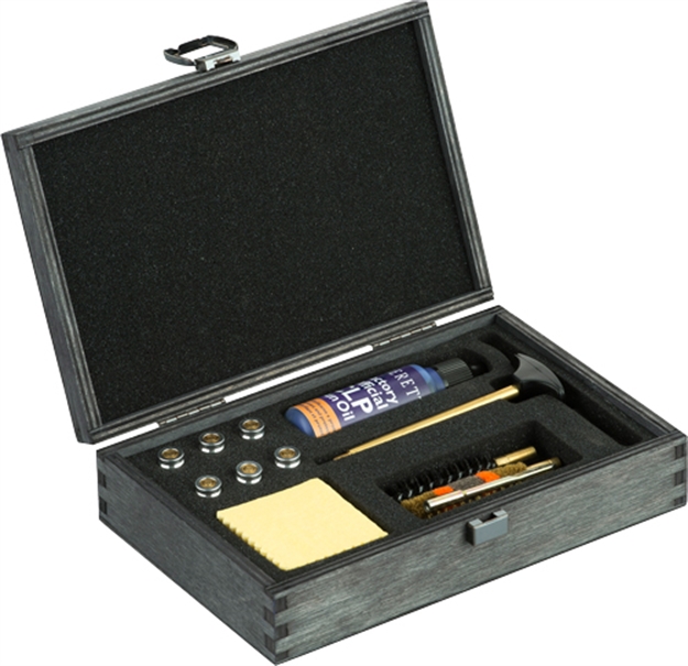 Picture of Beretta Deluxe Cleaning Kit .44/.45 Pistol Wood Case<