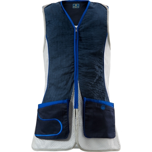 Picture of Beretta Dt11 Shooting Vest 2X-Lg Ambidextrous Navy/White