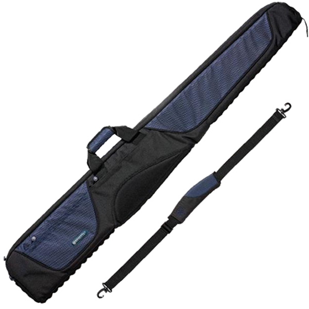 Picture of Beretta Fo5501890501 High Performance Shotgun Case Polyester Lockable Black/Blue