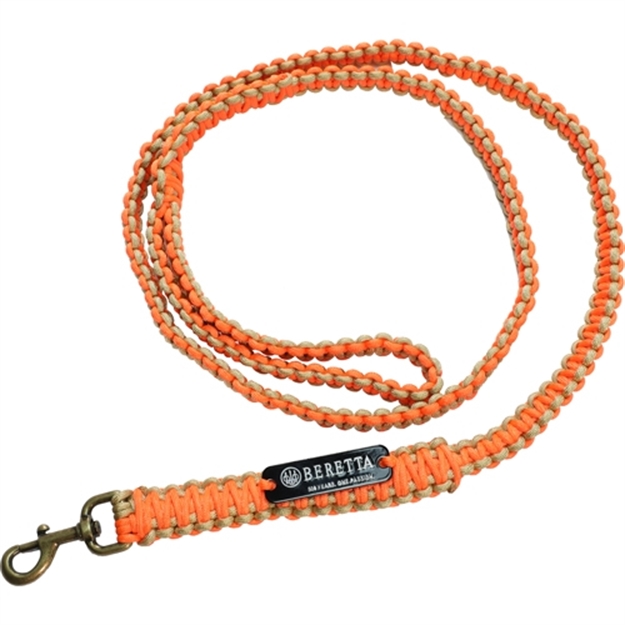 Picture of Beretta HH Paracord Dog Lead 5-Feet Orange/Tan<