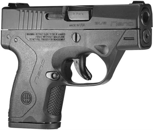 Picture of Beretta Nano 9Mm 3" 6&8Rd Blk 3 Dot