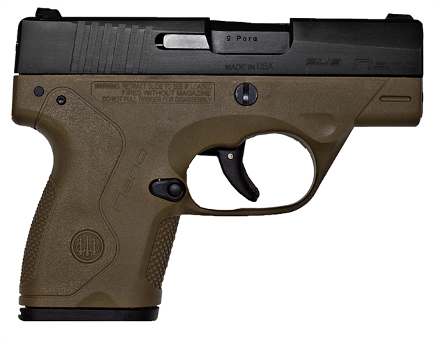 Picture of Beretta Nano 9Mm 3" 6&8Rd Fde 3 Dot