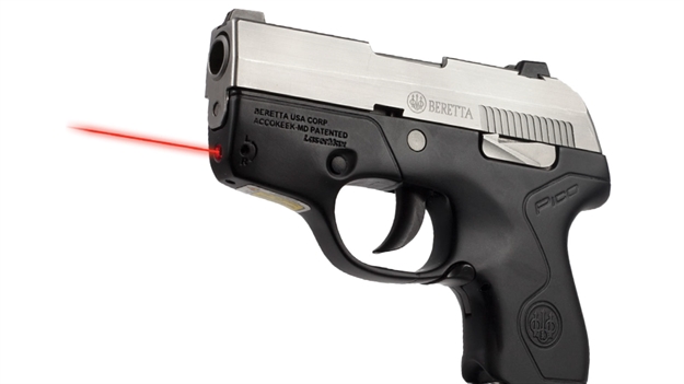 Picture of Beretta Pico Inox SS 380Acp Red Lasermax Laser 6Rd