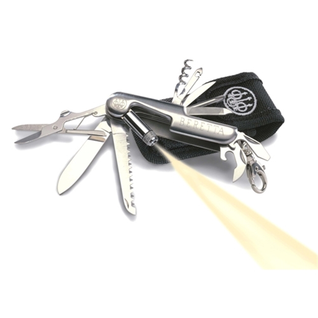 Picture of Beretta Pocket Multi-Tool 2" W/Led Light & Sheath Jk810a03