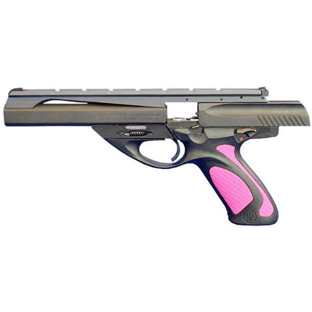 Picture of Beretta U22 Neos 22Lr Inox W/ Pink Rails & Grips