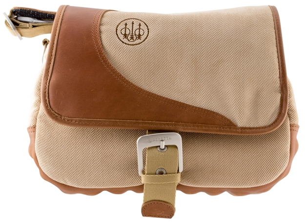 Picture of Beretta Usa Bione B1 Cartridge Bag Tan Canvas/Leather