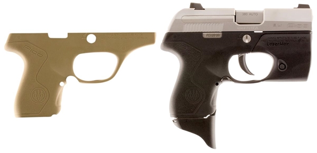 Picture of Beretta Usa Jmp8d25lml Pico Lasermax Light W/Dark Earth Extra Frame Dao 380 Acp 2.7" 6+1 AS Black Poly Grip/Frame Grip SS