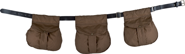 Picture of Beretta Waxwear Game Belt W/3 Pouches Waxed Canvas Brown