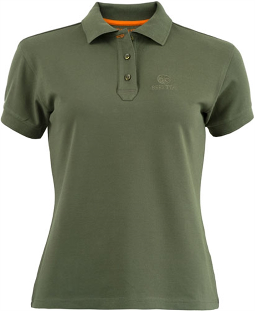 Picture of Beretta Women's Corporate Polo Large Green W/Logo