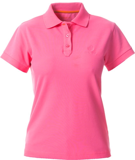 Picture of Beretta Women's Corporate Polo Medium Hot Pink W/Logo