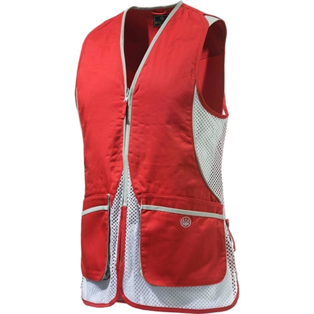Picture of Beretta Women's S.Pigeon Vest X-Lg Ambidextrous Red/White
