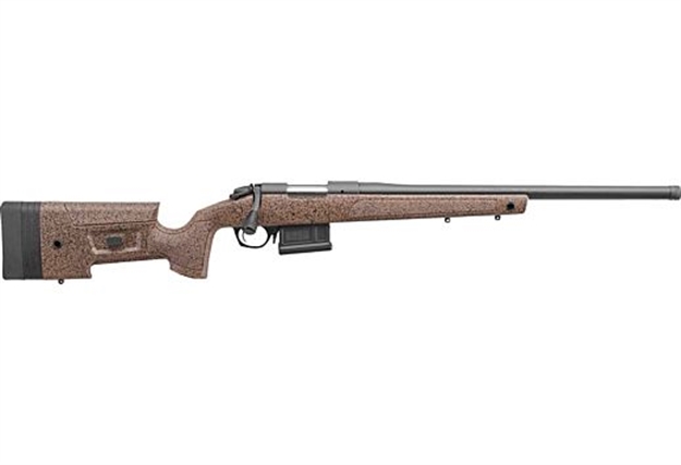 Picture of  Bergara Rifles B14s354c B-14 Hmr 22-250 Rem 5+1 24" Graphite Black Cerakote Barrel, Black Speckled Brown Molded W/Mini-Chassis, Adjustable Lop & Cheek Piece Stock, Right Hand