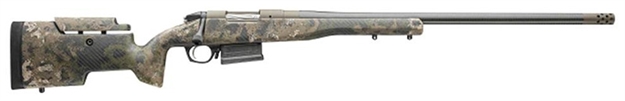 Picture of Bergara Rifles Bpr3465cm Premier Divide 6.5 Creedmoor 5+1 24" Carbon Fiber Cure Carbon Fiber Barrel, Patriot Brown Cerakote Steel Receiver, Erosion Rogue Camo AG Composite Chalk Branch Stock BPR34-65CM