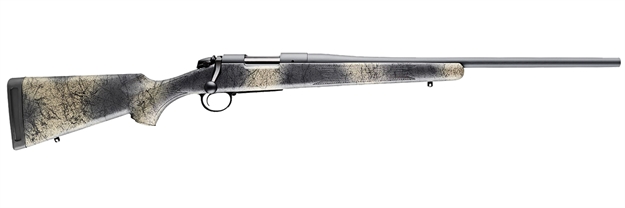 Picture of Bergara Hunter Wilderness Rifle, Bolt, 300 Win, Synthetic Stock, Floorplate, 24" Bbl, 3+1 Rnd, Gray Creakote, Non Threaded B14LM111