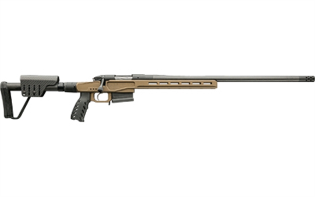 Picture of Bergara Rifles Bpr3765cm Premier Mglite Full Size 6 Creedmoor 5+1 22" Carbon Fiber Cure Carbon Fiber Barrel, Graphite Black Cerakote Steel Receiver, Flat Dark Earth Xlr  Folding Chassis BPR37-65CM 043125065455