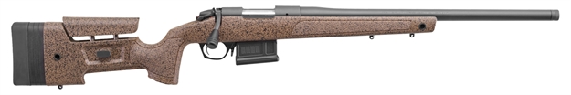 Picture of Bergara Rifles B-14 Hmr 300 Prc 5+1 26" Speckled Black/Brown Molded With Mini-Chassis Stock Matte Blued Right Hand