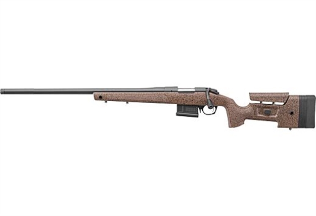Picture of Bergara Rifles B14 Hmr LH 7Mm Prc 24" Black Cera/Brown Mini Chassis B14LM3713LC