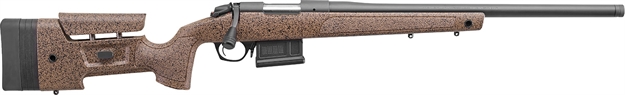 Picture of  Bergara Rifles B14lm301c B-14 Hmr 300 Win Mag 5+1 26" Graphite Black Cerakote Barrel, Black Speckled Brown Molded W/Mini-Chassis, Adjustable Lop & Cheek Piece Stock, Right Hand
