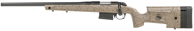 Picture of  Bergara Rifles B14s351lc B-14 Hmr 308 Win 5+1 20" Graphite Black Cerakote Barrel, Black Speckled Brown Molded W/Mini-Chassis, Adjustable Lop & Cheek Piece Stock, Left Hand