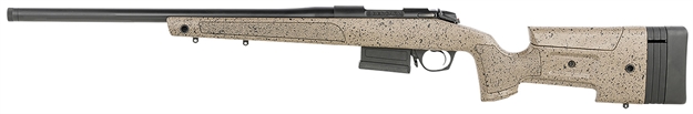Picture of  Bergara Rifles B14s352lc B-14 Hmr 6.5 Creedmoor 5+1 22" Graphite Black Cerakote Barrel, Black Speckled Brown Molded W/Mini-Chassis, Adjustable Lop & Cheek Piece Stock, Left Hand 043125016105