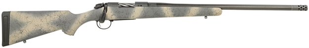 Picture of  Bergara Rifles B14s522cf B-14 Ridge Carbon Wilderness 6.5 Creedmoor 4+1 22" Carbon Fiber  Wrapped Barrel, Gray Cerakote Steel Receiver, Softtouch Woodland Camo Fixed American Style Stock, Right Hand
