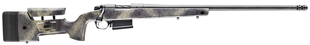 Picture of  Bergara Rifles B14sm359cf B-14 Hmr Carbon Wilderness 6.5 Prc 3+1 24" Carbon Fiber Wrapped Barrel, Woodland Camo Molded With Mini-Chassis Stock, Right Hand