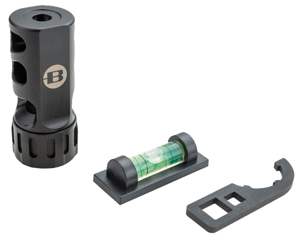 Picture of  Bergara Rifles Ba0006 St-1 Self Timing Muzzle Brake, 5/8"-24 Tpi Threads, 1" Diameter, 30 Cal