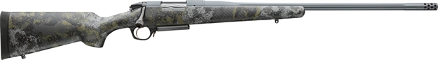 Picture of Bergara Rifles Bpr2665cm Premier Canyon 6.5 Creedmoor 3+1 20" Sniper Gray Cerakote Fluted Barrel, Sniper Gray Cerakote Steel Receiver, Swamper Rouge Camo AG Composite Stock BPR26-65CM