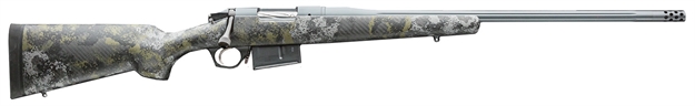 Picture of Bergara Rifles Bpr2665cm Premier Canyon 6.5 Creedmoor 3+1 20" Sniper Gray Cerakote Fluted Barrel, Sniper Gray Cerakote Steel Receiver, Swamper Rouge Camo AG Composite Stock BPR26-65CM 043125065431