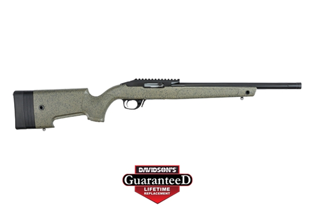 Picture of  Bergara Rifles Bxr001 Bxr  22 LR 10+1 16.50" Matte Blued Fluted Chromoly Steel Barrel, Matte Blued Aluminum Receiver, Black Speckled Green Synthetic Stock, Right Hand 043125110025