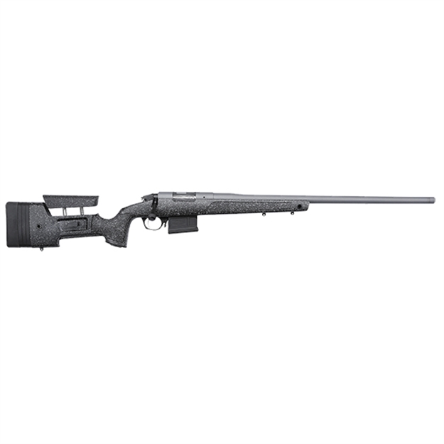 Picture of Bergara Rifles Premier Hmr Pro 28 Nosler 5+1 26" Black W/Gray Specs Molded With Mini-Chassis Stock Tactical Gray Cerakote Right Hand