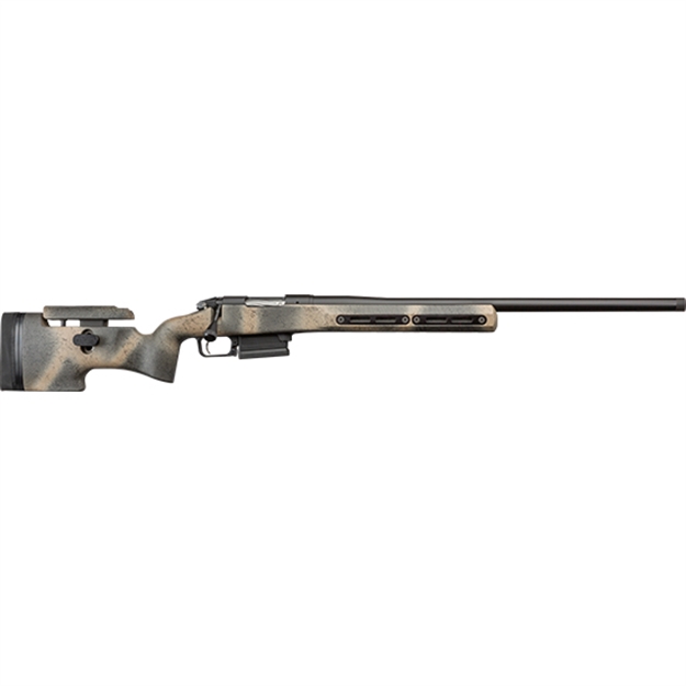 Picture of  Bergara Rifles Bpr2228n Premier Ridgeback 28 Nosler 2+1 26" Threaded Barrel, Graphite Black Cerakote Woodland Camo Grayboe Ridgeback Stock