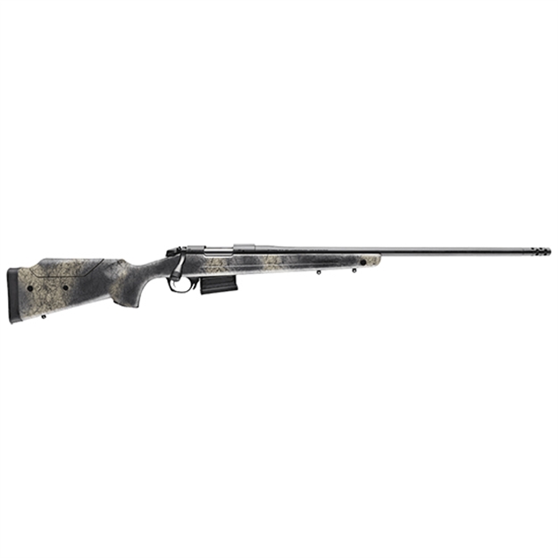Picture of Bergara Terrain Wilderness Bolt Action Rifle, 6.5 Creed., 24" Bbl, Sniper Gray, Camo Stock, Muzzle Brake, 5+1 Rnd B14S652