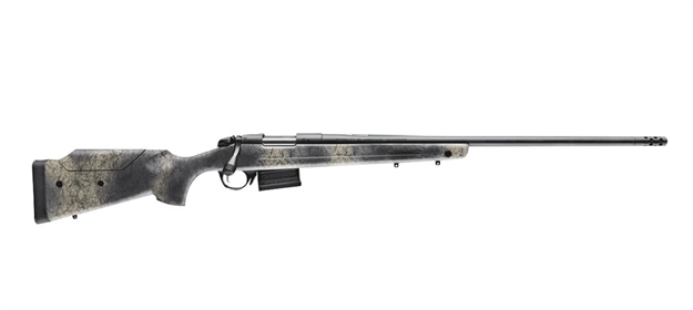 Picture of Bergara Terrain Wilderness Bolt Acion Rifle, 6.5 Prc, 24" Bbl, Sniper Gray, Camo Stock, Muzzle Brake, 3+1 Rnd B14SM659