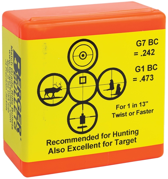 Picture of Berger Vld Hunting Bullets, 168 Grains .308 Diameter, 100 Count Box 30510
