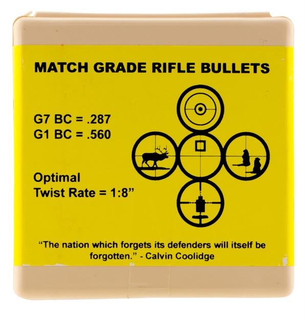 Picture of  Berger Bullets 26195 Tactical Match Grade 6.5Creedmoor 130Gr AR Hybrid Open Tip Match 100/Box